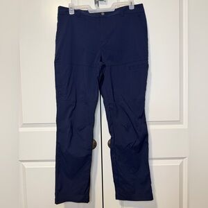 Columbia Navy Outdoor Hiking Pants Men’s 38x32 Lightweight Performance